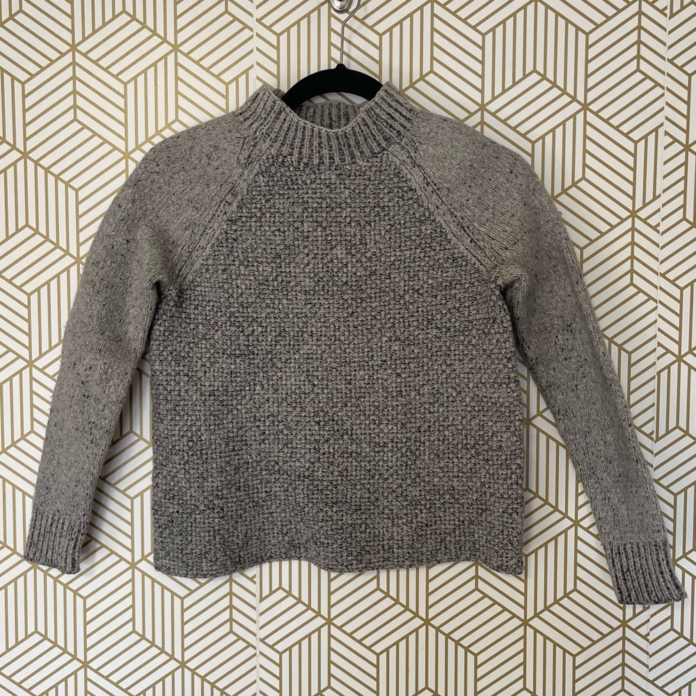 Vince mock neck wool sweater